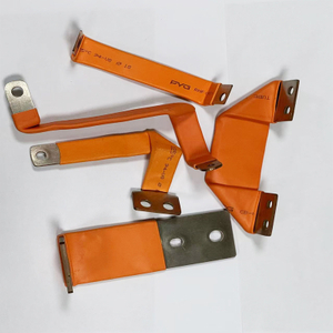 Akü Bağlantısı İçin Shrink Plastik Kabuklu Özel Katı Alüminyum Bakır Folyo Esnek Bara